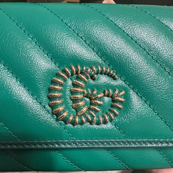 Brand new authentic Gucci gg long quilted leather wallet - Picture 3 of 11